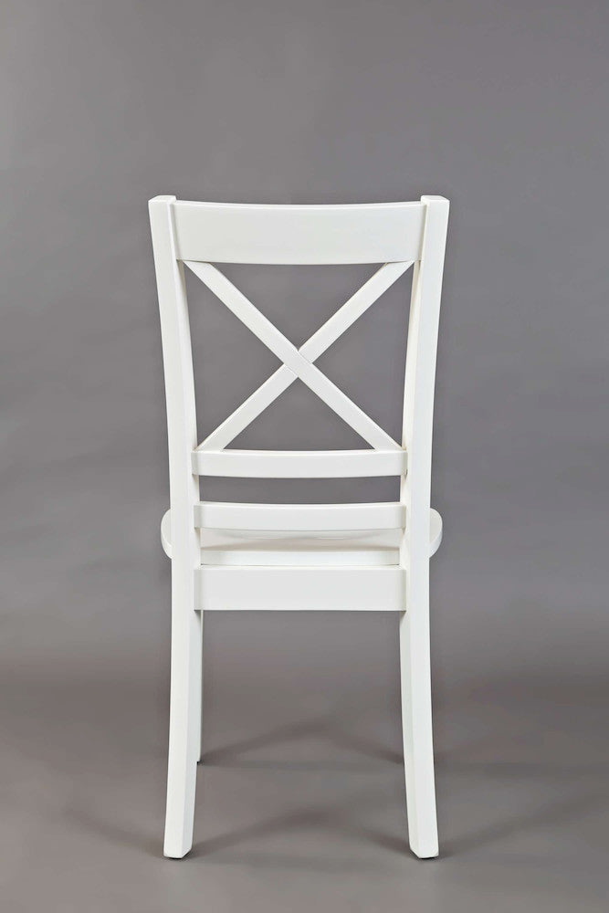 Jofran - Simplicity X Back Dining Chair in Paperwhite (Set of 2) - 652-806KD view 4