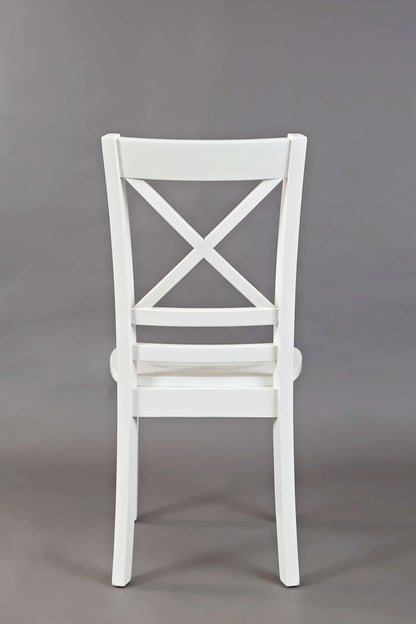 Jofran - Simplicity X Back Dining Chair in Paperwhite (Set of 2) - 652-806KD view 4