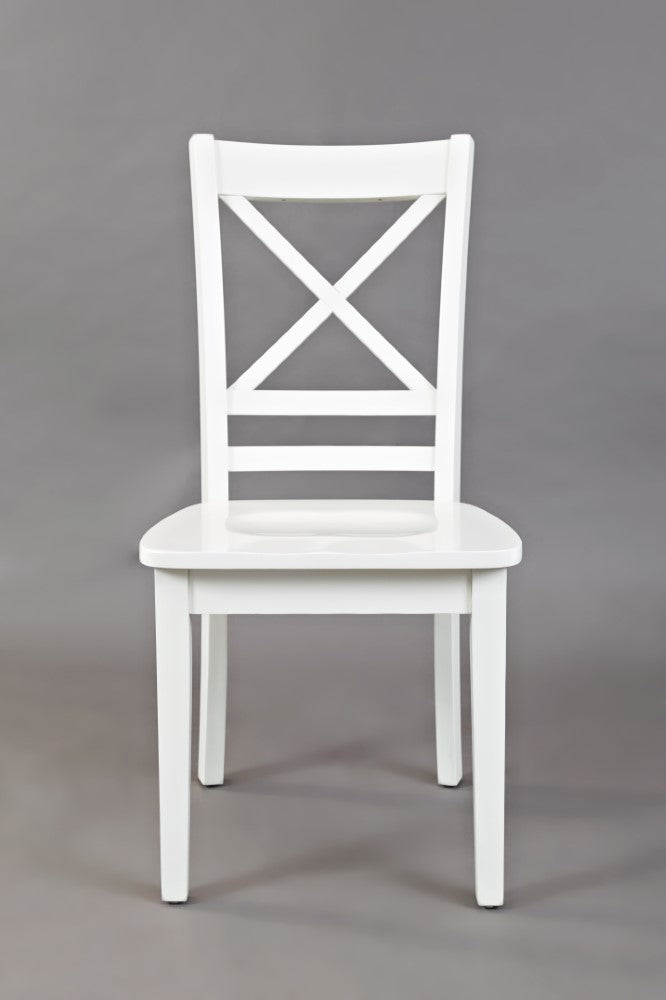 Jofran - Simplicity X Back Dining Chair in Paperwhite (Set of 2) - 652-806KD veiw 3