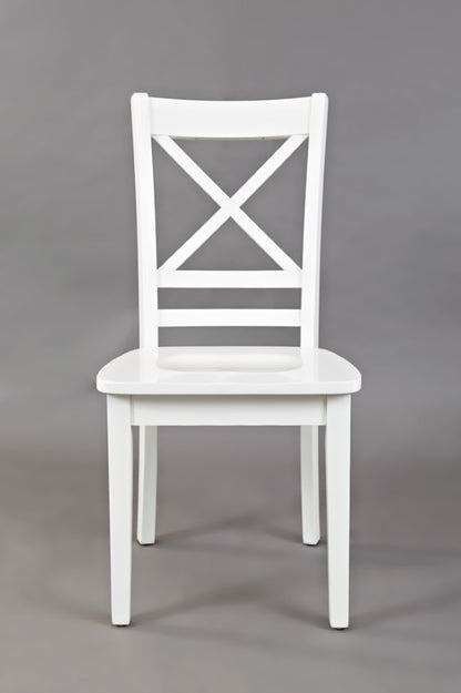 Jofran - Simplicity X Back Dining Chair in Paperwhite (Set of 2) - 652-806KD veiw 3