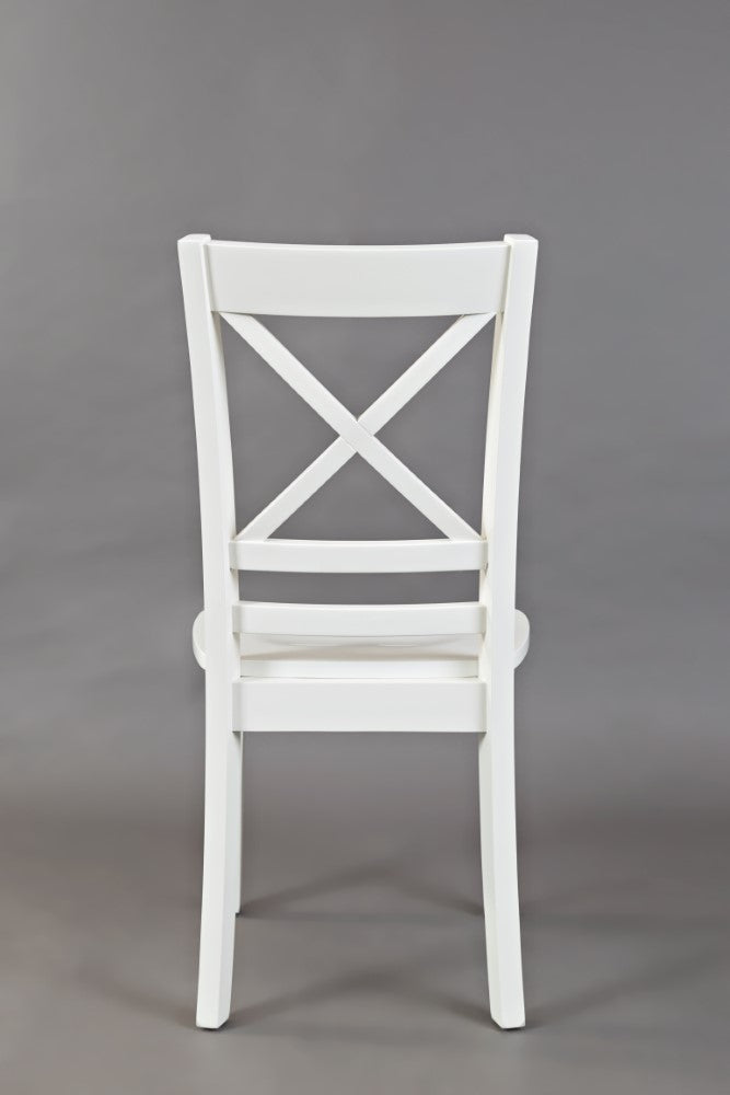 Jofran - Simplicity X Back Dining Chair in Paperwhite (Set of 2) - 652-806KD veiw 4