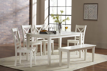Jofran - Simplicity X Back Dining Chair in Paperwhite (Set of 2) - 652-806KD veiw 6