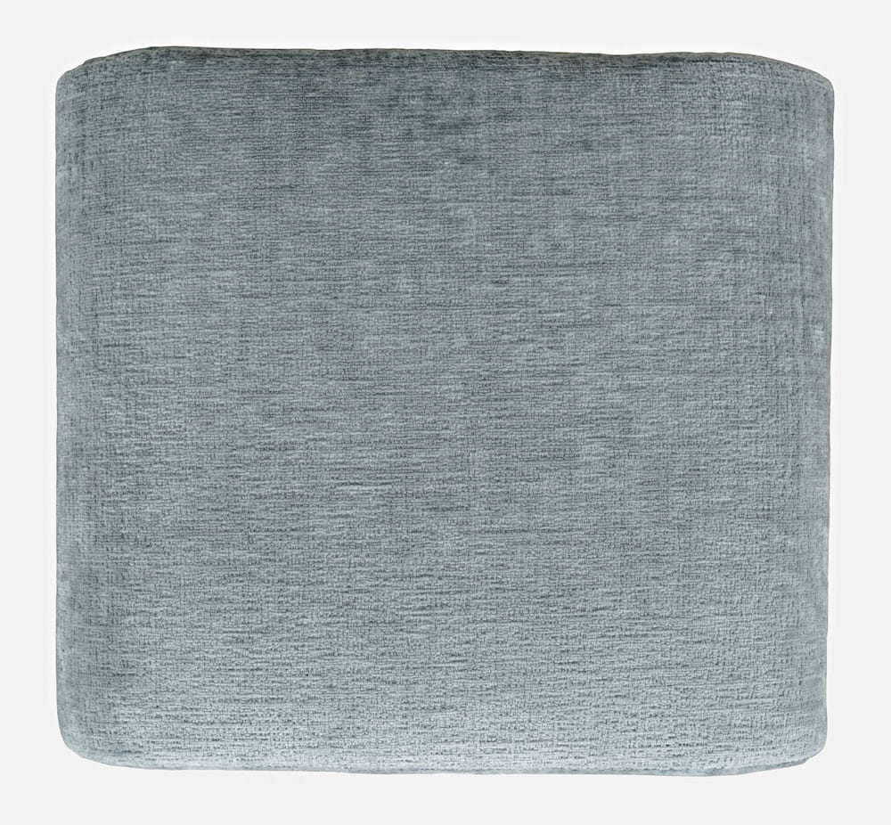 Jofran - Sophia Modern Luxury Curved Upholstered Jacquard Petite Ottoman Bench (Set of 2) Blue - SOPHIA-BN-PTBLU view 9