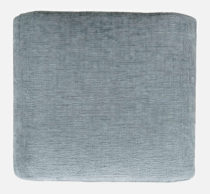 Jofran - Sophia Modern Luxury Curved Upholstered Jacquard Petite Ottoman Bench (Set of 2) Blue - SOPHIA-BN-PTBLU view 9