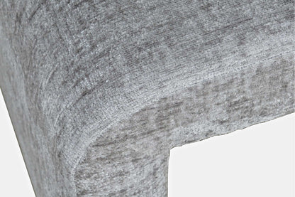 Jofran - Sophia Modern Luxury Curved Upholstered Jacquard Petite Ottoman Bench (Set of 2) Grey - SOPHIA-BN-PTGRY view 5