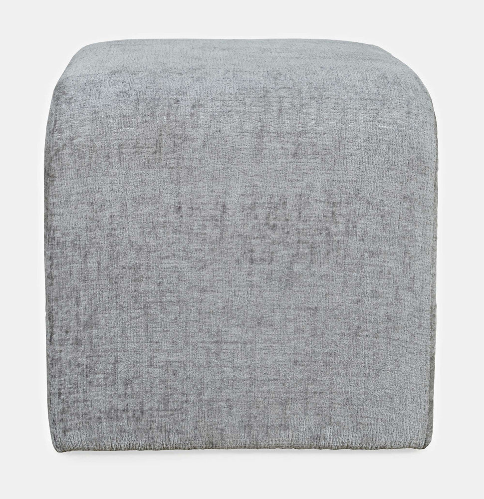 Jofran - Sophia Modern Luxury Curved Upholstered Jacquard Petite Ottoman Bench (Set of 2) Grey - SOPHIA-BN-PTGRY view 7