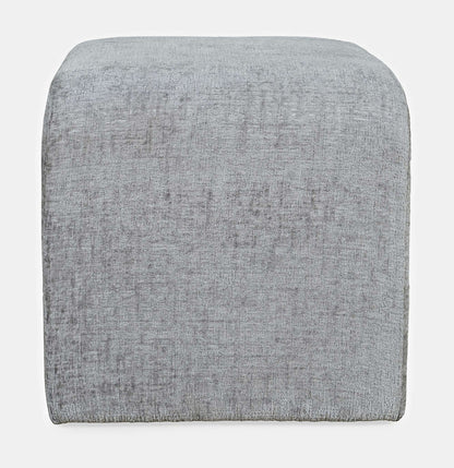 Jofran - Sophia Modern Luxury Curved Upholstered Jacquard Petite Ottoman Bench (Set of 2) Grey - SOPHIA-BN-PTGRY view 7
