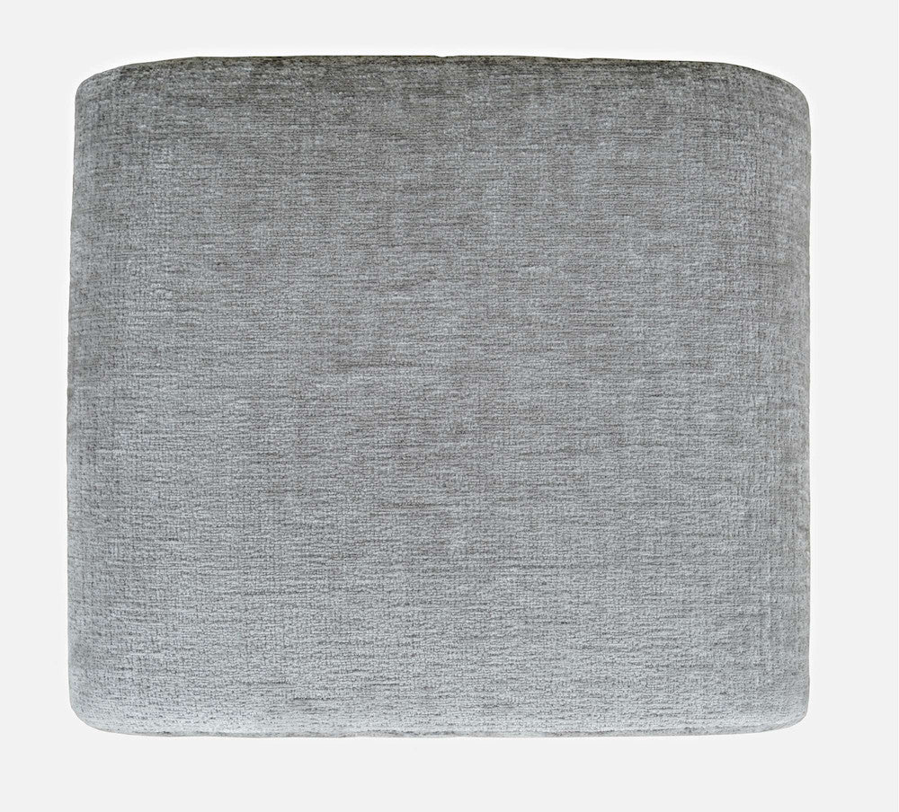 Jofran - Sophia Modern Luxury Curved Upholstered Jacquard Petite Ottoman Bench (Set of 2) Grey - SOPHIA-BN-PTGRY view 8