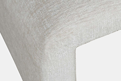 Jofran - Sophia Modern Luxury Curved Upholstered Jacquard Petite Ottoman Bench (Set of 2) Natural - SOPHIA-BN-PTNAT view 6