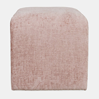 Jofran - Sophia Modern Luxury Curved Upholstered Jacquard Petite Ottoman Bench (Set of 2) Pink - SOPHIA-BN-PTPNK view 7