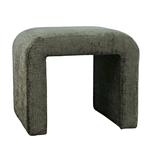 Jofran - Sophia Modern Luxury Curved Upholstered Waterfall Jacquard Petite Ottoman Bench - Set of 2 - SOPHIA-BN-PTFOR view 2