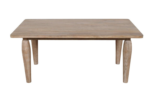 Jofran - Spader 70in Rustic Global Solid Wood Dining Table, Washed Sand - 2271-SPADERWS view 1