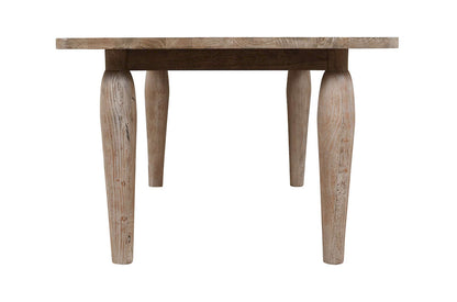 Jofran - Spader 70in Rustic Global Solid Wood Dining Table, Washed Sand - 2271-SPADERWS view 3