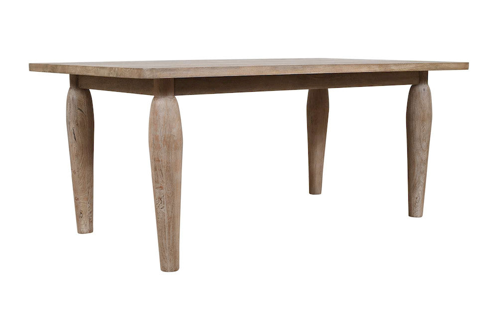 Jofran - Spader 70in Rustic Global Solid Wood Dining Table, Washed Sand - 2271-SPADERWS view 5