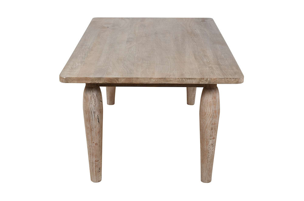 Jofran - Spader 70in Rustic Global Solid Wood Dining Table, Washed Sand - 2271-SPADERWS view 11
