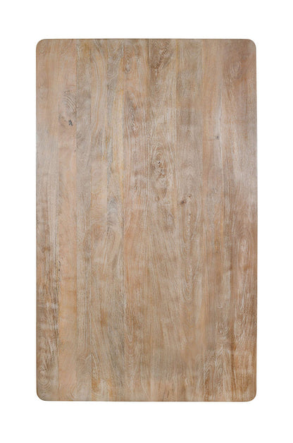 Jofran - Spader 70in Rustic Global Solid Wood Dining Table, Washed Sand - 2271-SPADERWS view 12