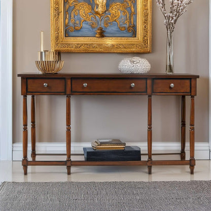 Jofran - Stately Home 60in CONSOLE IN Antique Mahogany - 1632-60 view 8