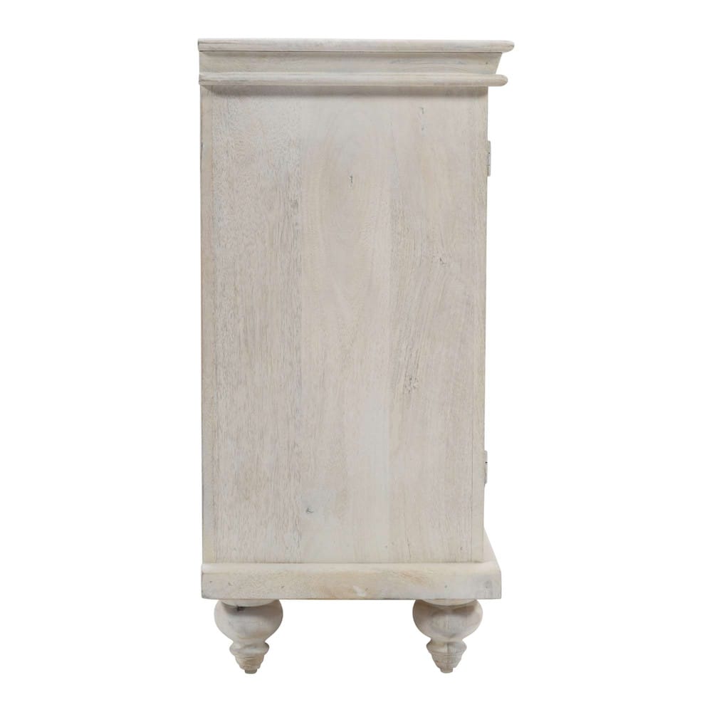 Jofran - Taj 60in Hand Carved Solid Wood Global Bohemian Four-Door Sideboard Cabinet - 2357-60 view 5