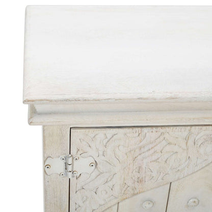 Jofran - Taj 60in Hand Carved Solid Wood Global Bohemian Four-Door Sideboard Cabinet - 2357-60 view 7