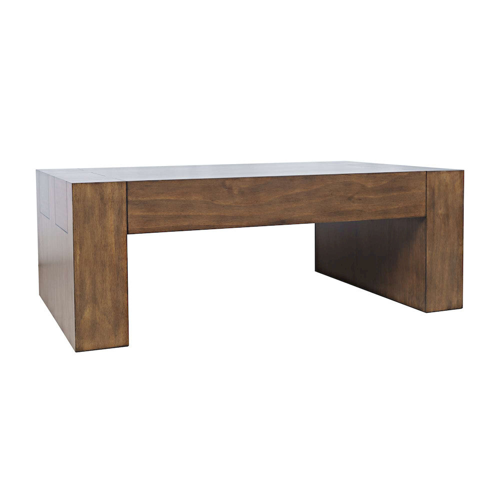 Jofran - Taos Modern Rustic 52in Dovetailed Coffee Table in Chestnut - 2465-1 view 2