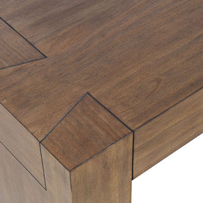 Jofran - Taos Modern Rustic 52in Dovetailed Coffee Table in Chestnut - 2465-1 view 4