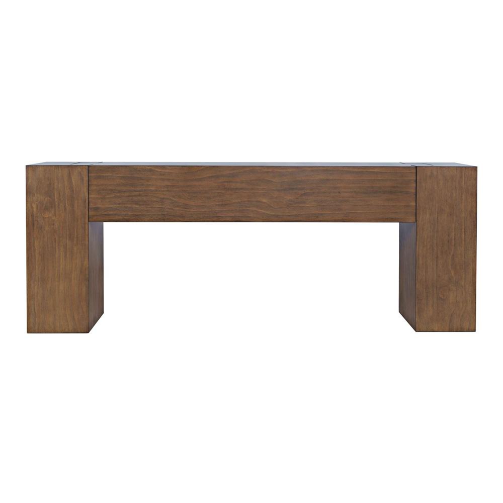 Jofran - Taos Modern Rustic 79in Dovetailed Sofa Console Table in Chestnut - 2465-4 veiw 2