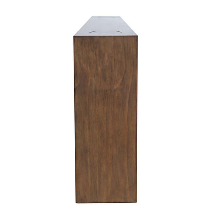 Jofran - Taos Modern Rustic 79in Dovetailed Sofa Console Table in Chestnut - 2465-4 veiw 3