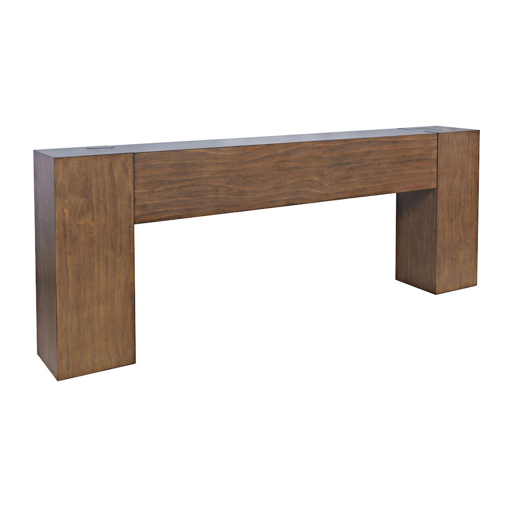 Jofran - Taos Modern Rustic 79in Dovetailed Sofa Console Table in Chestnut - 2465-4 view 2