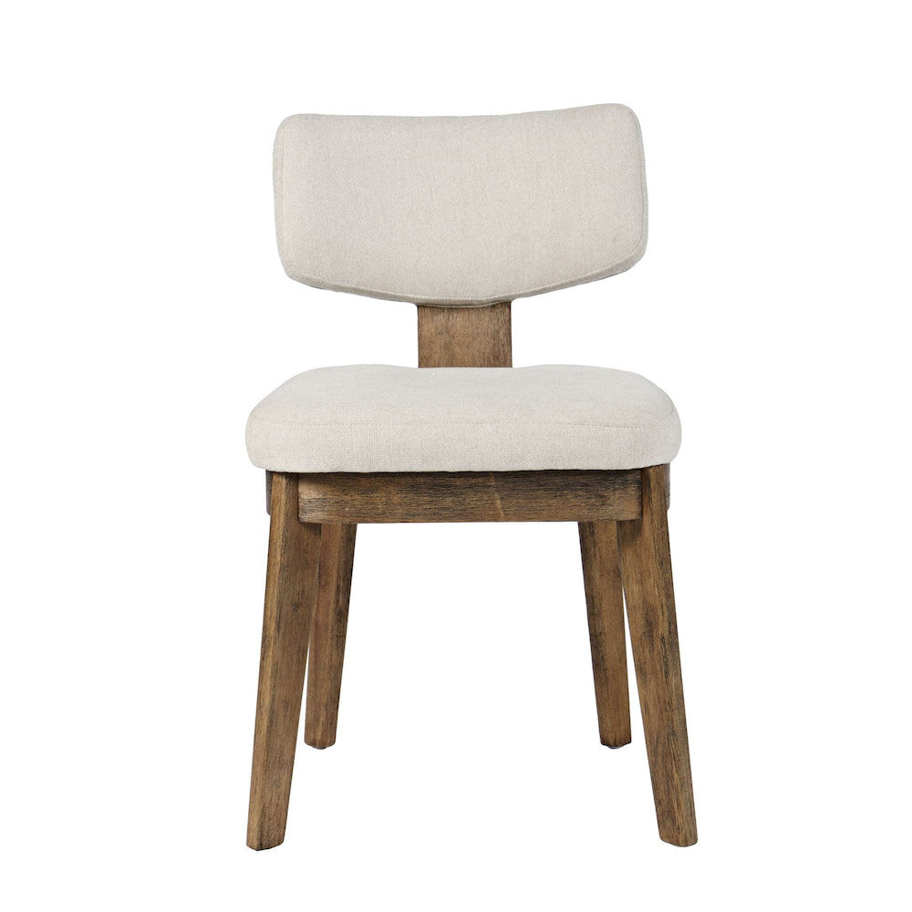 Jofran - Tate Mid-Century Modern Split Back Upholstered Dining Chair (Set of 2) in Chestnut - 2421-TATECHS view 1