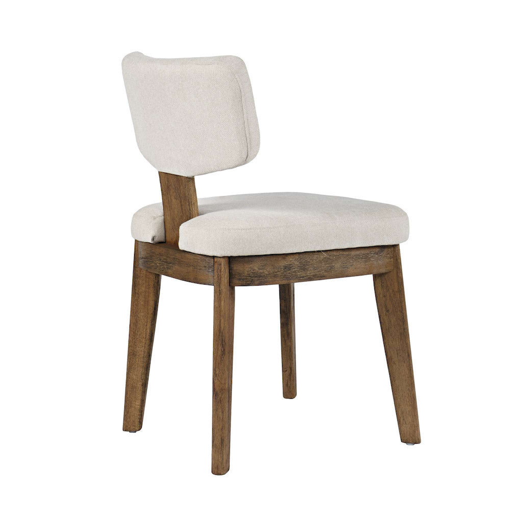 Jofran - Tate Mid-Century Modern Split Back Upholstered Dining Chair (Set of 2) in Chestnut - 2421-TATECHS view 8