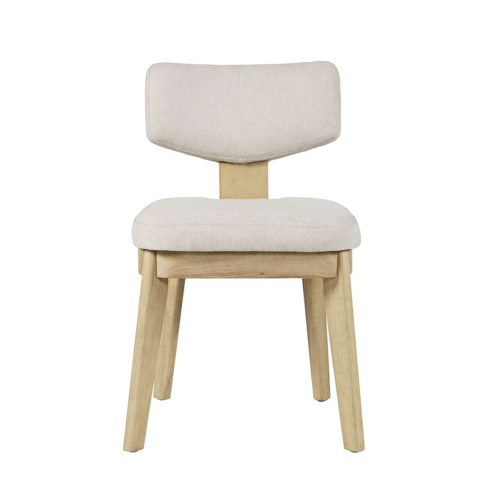 Jofran - Tate Mid-Century Modern Split Back Upholstered Dining Chair (Set of 2) in Natural - 2421-TATENAT view 1