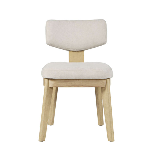 Jofran - Tate Mid-Century Modern Split Back Upholstered Dining Chair (Set of 2) in Natural - 2421-TATENAT view 1