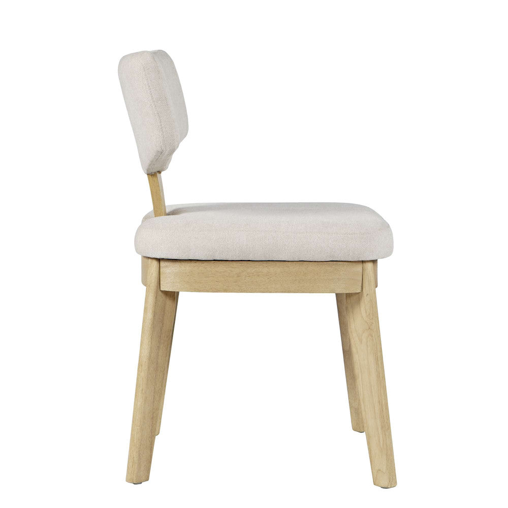 Jofran - Tate Mid-Century Modern Split Back Upholstered Dining Chair (Set of 2) in Natural - 2421-TATENAT view 7