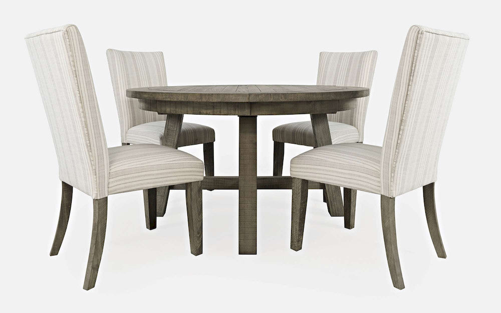 Jofran - Telluride Contemporary Rustic Farmhouse Five Piece Dining Table Set, Driftwood Grey - 2231-54D-4U view 1