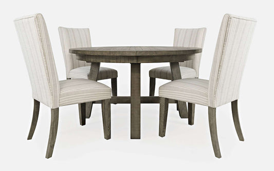 Jofran - Telluride Contemporary Rustic Farmhouse Five Piece Dining Table Set, Driftwood Grey - 2231-54D-4U view 1
