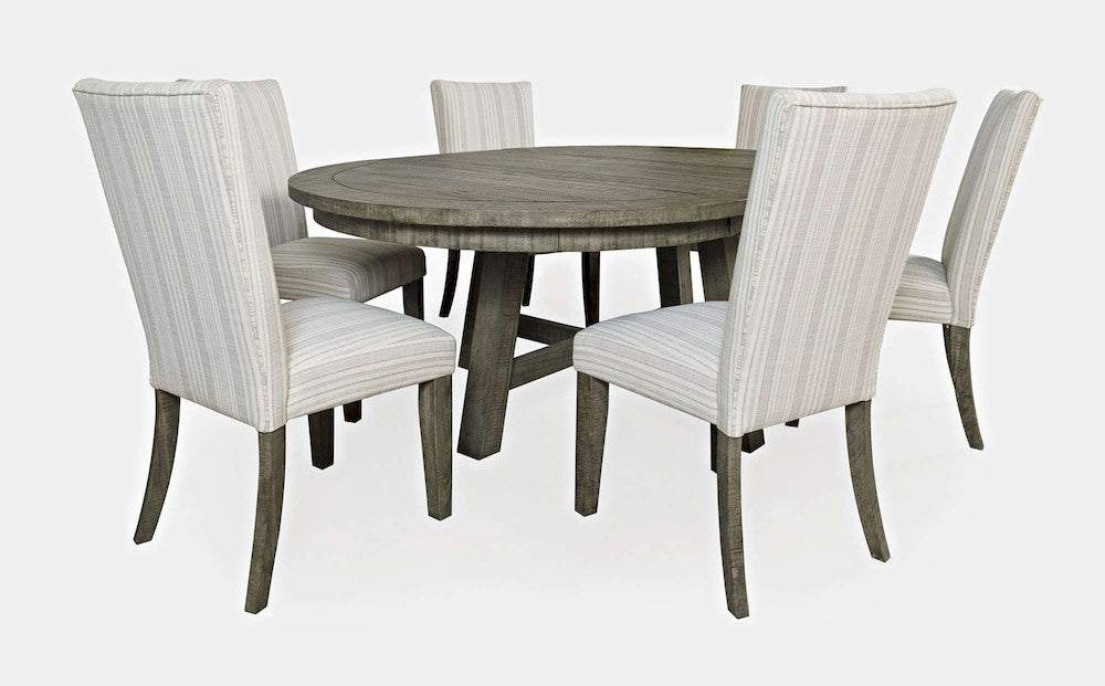 Jofran - Telluride Contemporary Rustic Farmhouse Seven Piece Dining Table Set, Driftwood Grey - 2231-54D-6U view 1
