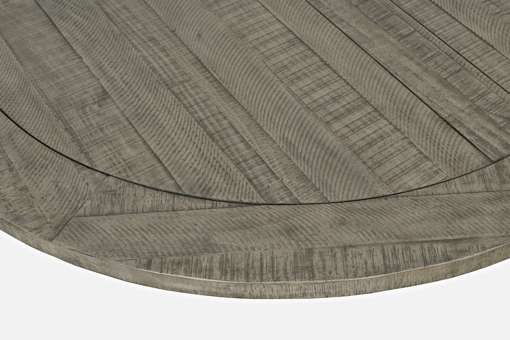 Jofran - Telluride Contemporary Rustic Farmhouse Seven Piece Dining Table Set, Driftwood Grey - 2231-54D-6U view 8