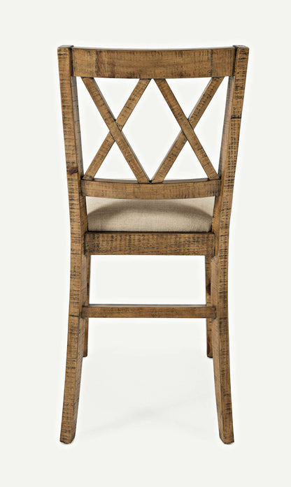 Jofran - Telluride Counter Stool (Set of 2) - Naturally Distressed Telluride, Cream Fabric - 1801-BS420KD view 3