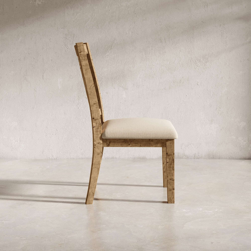 Jofran - Telluride Dining Chair (Set of 2) - Naturally Distressed Telluride, Cream Fabric - 1801-401KD view 9