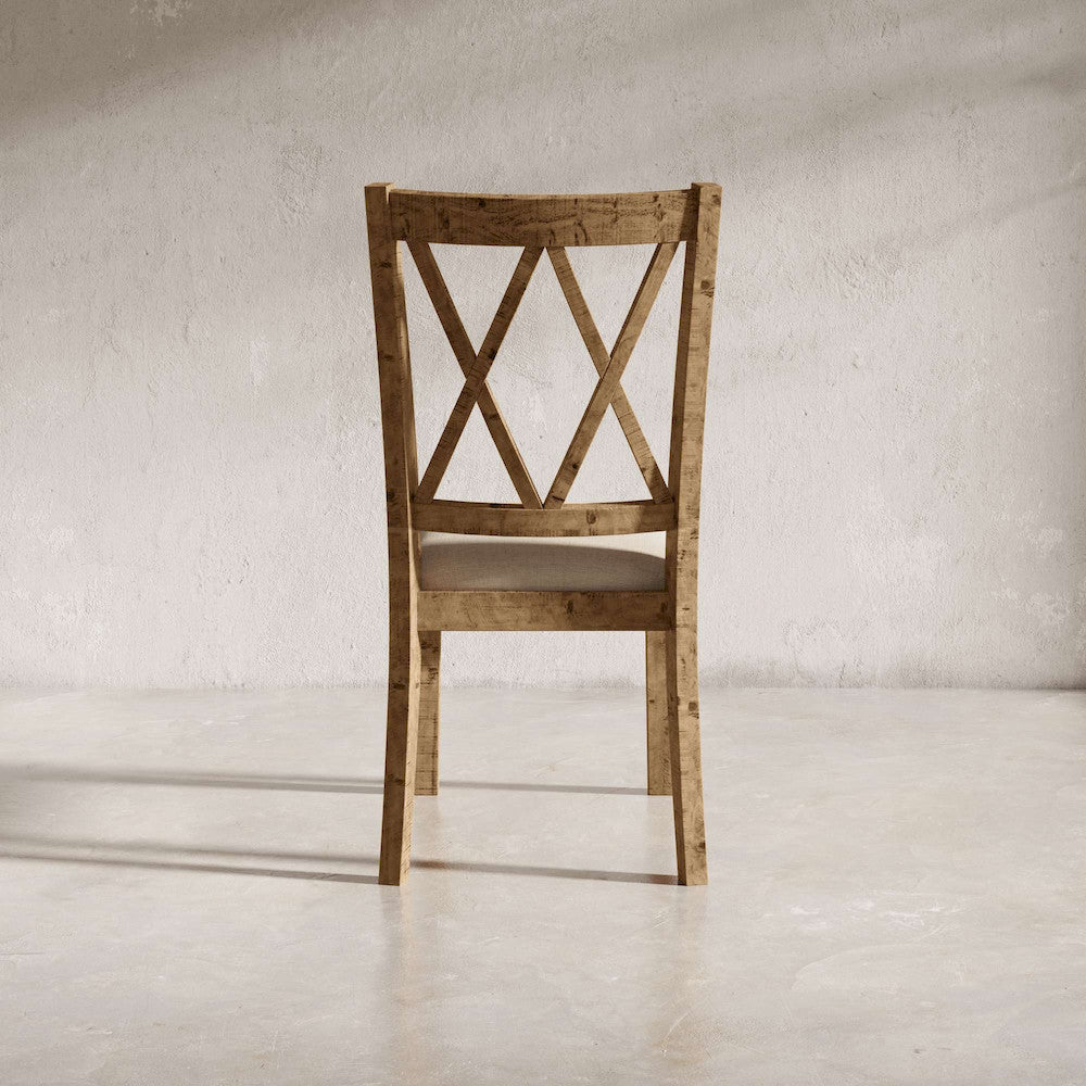 Jofran - Telluride Dining Chair (Set of 2) - Naturally Distressed Telluride, Cream Fabric - 1801-401KD view 10