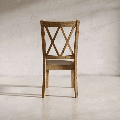 Jofran - Telluride Dining Chair (Set of 2) - Naturally Distressed Telluride, Cream Fabric - 1801-401KD view 10
