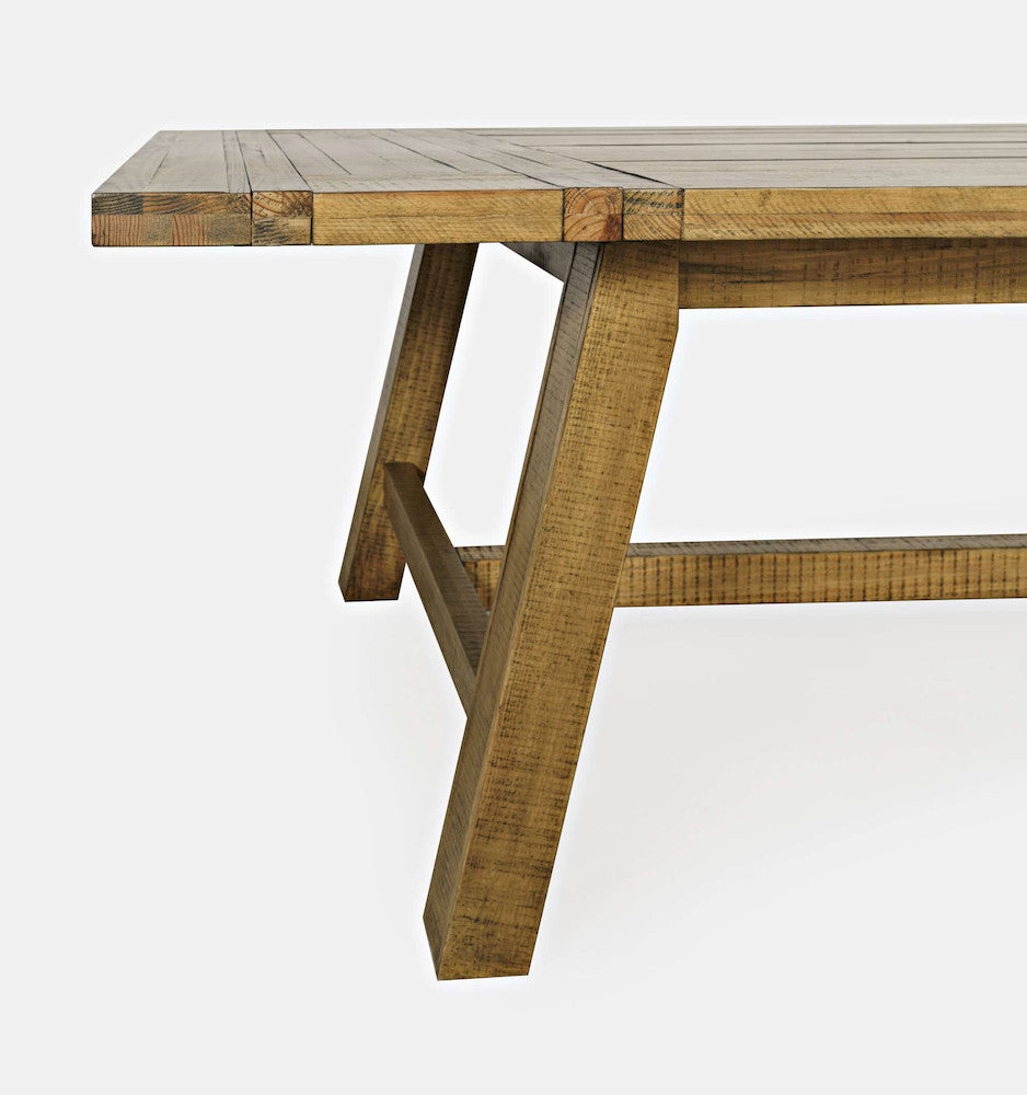 Jofran - Telluride Eleven Piece Rustic Distressed Pine 127in Extendable Dining Set, Gold - 1801-42D-11X view 9