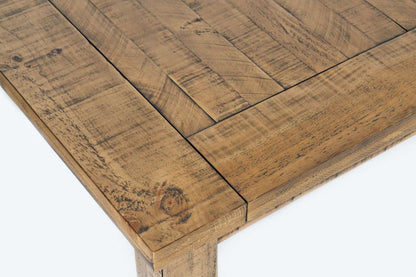 Jofran - Telluride Rustic Distressed Pine 78in Six-Piece Dining Set with Bench - 1801-78D-6 view 4