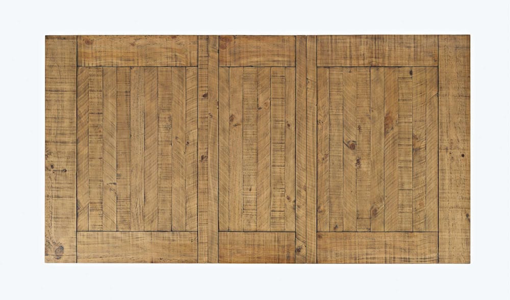 Jofran - Telluride Rustic Distressed Pine 78in Six-Piece Dining Set with Bench - 1801-78D-6 view 6