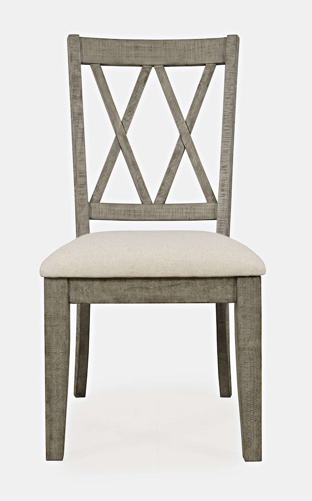 Jofran - Telluride Rustic Distressed Pine Dining Chair (Set of 2) Driftwood Gray - 2231-401KD view 1