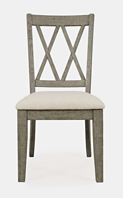 Jofran - Telluride Rustic Distressed Pine Dining Chair (Set of 2) Driftwood Gray - 2231-401KD view 1