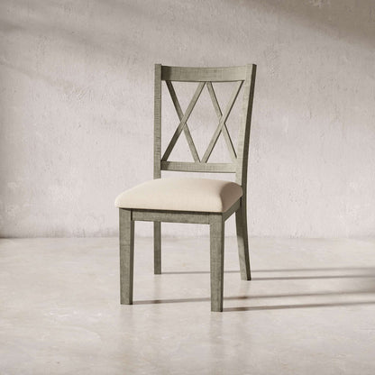 Jofran - Telluride Rustic Distressed Pine Dining Chair (Set of 2) Driftwood Gray - 2231-401KD view 3