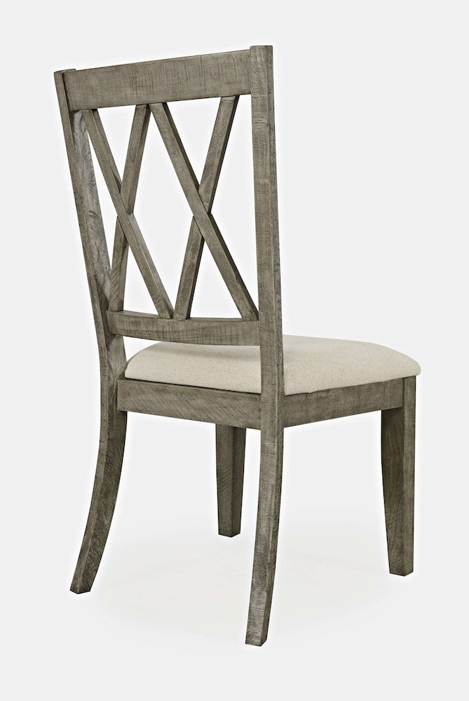 Jofran - Telluride Rustic Distressed Pine Dining Chair (Set of 2) Driftwood Gray - 2231-401KD view 4
