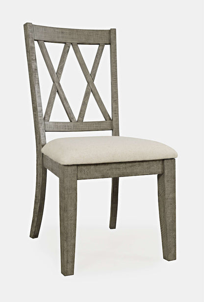 Jofran - Telluride Rustic Distressed Pine Dining Chair (Set of 2) Driftwood Gray - 2231-401KD view 6