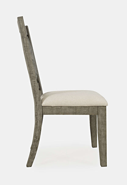 Jofran - Telluride Rustic Distressed Pine Dining Chair (Set of 2) Driftwood Gray - 2231-401KD view 11